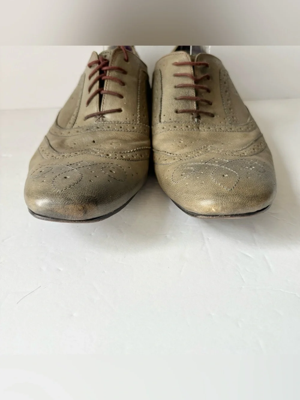 Ted Baker London Grey Cirek Oxford Brogue Shoes